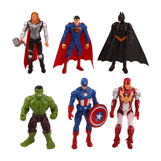 6Pcs/set Marvel Avengers Infinity War Action Figure Toy Boy Kid Collection