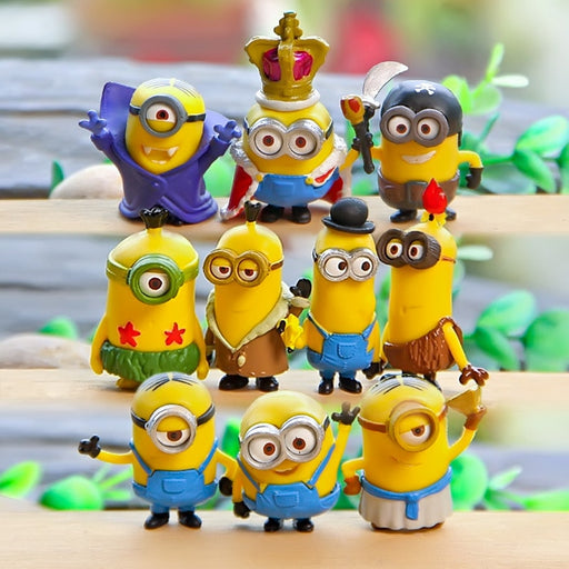 10pcs/set Despicable Me 2 Minion Action Figures Minion Cosplay PVC Action Figure Toys Anime Figurines Model Toy Gift for Kids