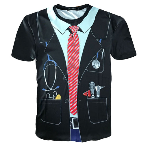 Unisex Holiday Shirt Rude Stag Party Fancy Dress 3D Offensive Boobs Printed Tee