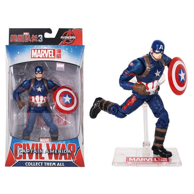 7'' Marvel Avengers Infinity War Captain America Action Figure Toys Dolls