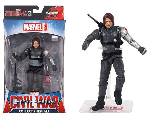 7'' Marvel Avengers Infinity War Winter Soldier Action Figure Toys Dolls