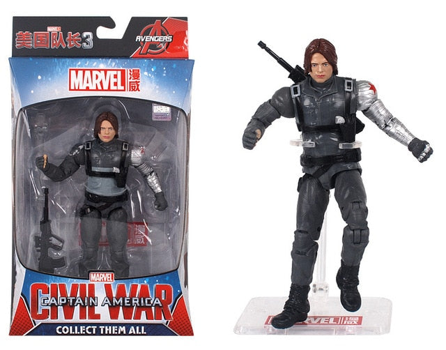 7'' Marvel Avengers Infinity War Captain America Action Figure Toys Dolls